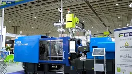 Injection molding of two-color airtight container