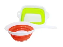 Two-Color Collapsible Strainer